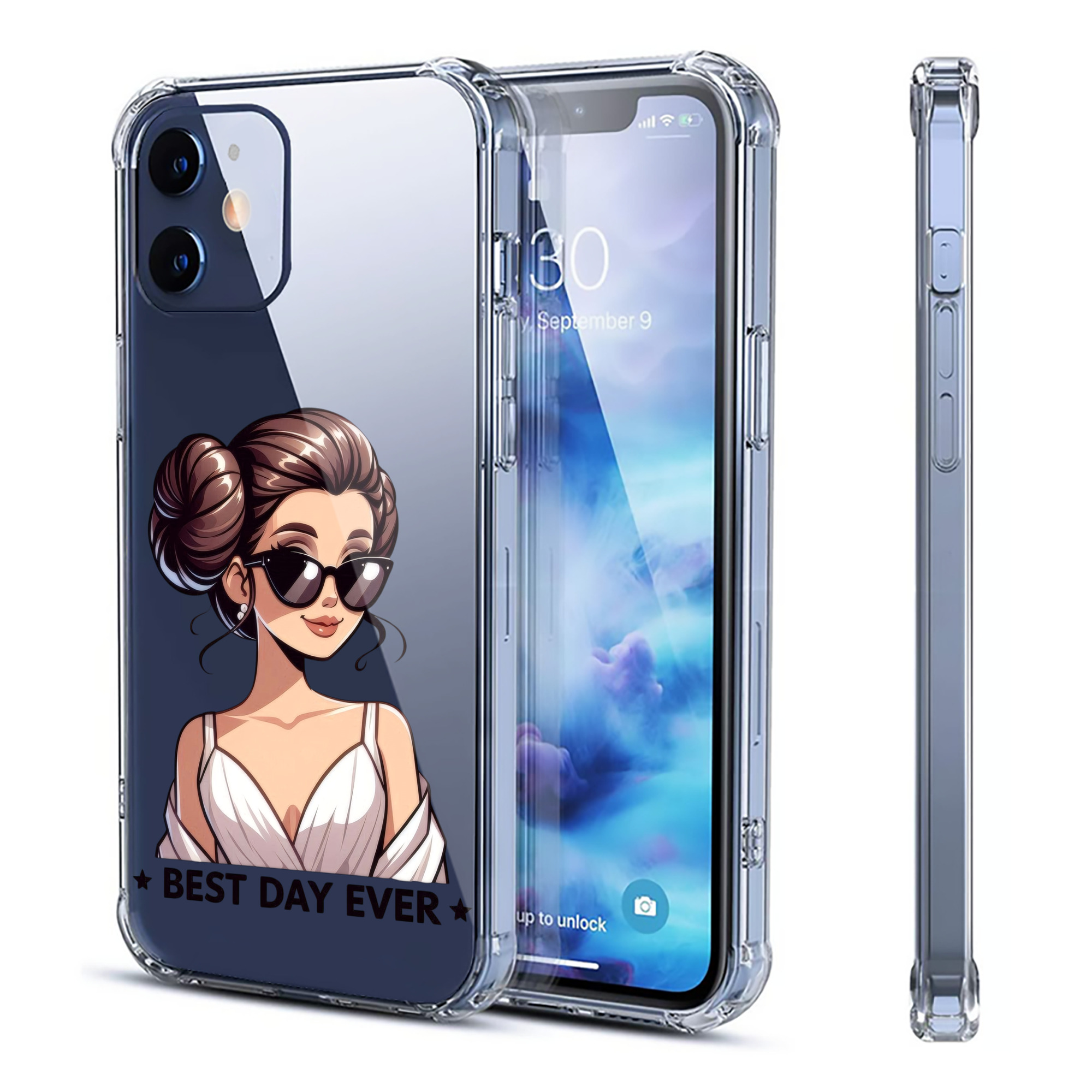 （画像用） スター・ウォーズ Star Wars 【iPhone 12シリーズ対応】透明スマホケース（クリアソフトケース）